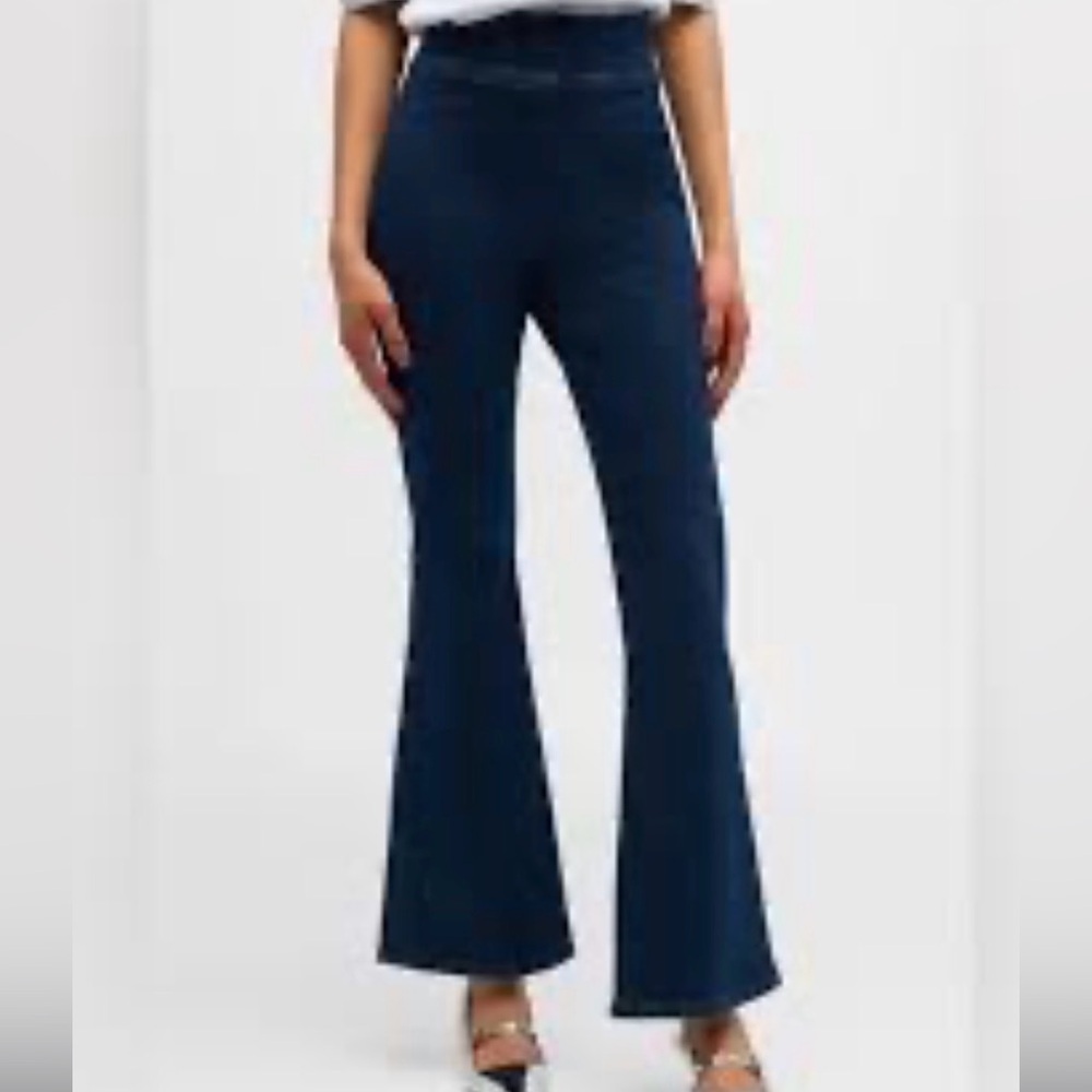 FRAME Jet Set Flare Jeans – Dark Wash Stretch Denim Size 1  Women’s Mid-Rise